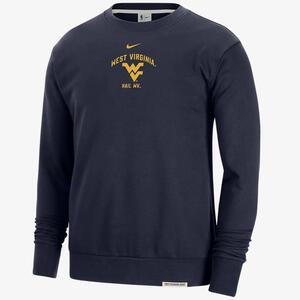 West Virginia Standard Issue Men&#039;s Nike College Fleece Crew-Neck Sweatshirt M33275P981-WVU