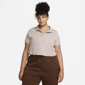 Nike Sportswear Essential Women&#039;s Short-Sleeve Polo Top (Plus Size) FB3205-272