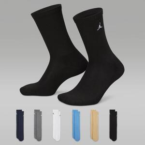 Jordan Everyday Essentials Big Kids&#039; Crew Socks (6 Pairs) BJ0583-695