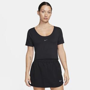 Nike One Classic Women&#039;s Dri-FIT Short-Sleeve Cropped Twist Top FN2851-010