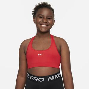 Nike Swoosh Big Kids&#039; (Girls&#039;) Sports Bra (Extended Size) FJ7162-657
