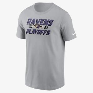 Baltimore Ravens 2023 NFL Playoffs Men&#039;s Nike NFL T-Shirt NP9901V8GX-KTR