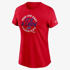 Buffalo Bills 2023 AFC East Champions Trophy Collection Women&#039;s Nike NFL T-Shirt NPAF65N81Z-KTR