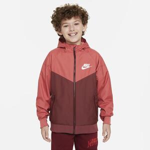 Nike Sportswear Windrunner Big Kids&#039; Hooded Jacket FN8757-655