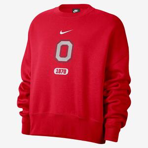 Ohio State Women&#039;s Nike College Crew-Neck Sweatshirt DR3835-657