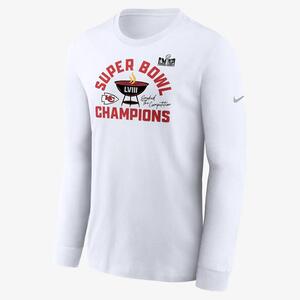 Kansas City Chiefs Super Bowl LVIII Champions Local Men&#039;s Nike NFL Long-Sleeve T-Shirt NPAC10A7GX-RP9