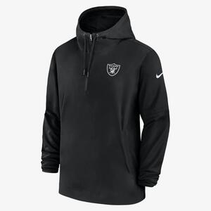 Las Vegas Raiders Sideline Men’s Nike NFL 1/2-Zip Hooded Jacket 00MI00A8D-EU6