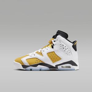 Air Jordan 6 Retro &quot;Yellow Ochre&quot; Big Kids&#039; Shoes 384665-170