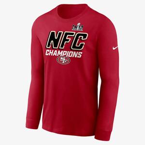San Francisco 49ers 2023 NFC Champions Iconic Men&#039;s Nike NFL Long-Sleeve T-Shirt NPAC6DL73X-NDH
