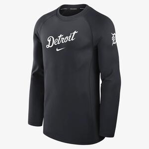 Detroit Tigers Authentic Collection Game Time Men&#039;s Nike Dri-FIT MLB Long-Sleeve T-Shirt 013D11L5DG-RHE