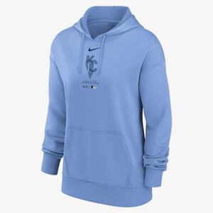 Kansas City Royals Authentic Collection City Connect Practice Women&#039;s Nike Dri-FIT MLB Pullover Hoodie 01MN11T1ROY-41G