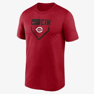 Cincinnati Reds Home Plate Icon Legend Men&#039;s Nike Dri-FIT MLB T-Shirt NKGK62QRED-3AY