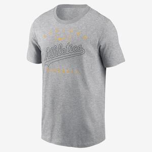 Oakland Athletics Home Team Athletic Arch Men&#039;s Nike MLB T-Shirt N19906GFZ-X00