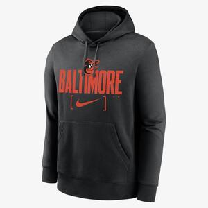Baltimore Orioles Club Slack Men&#039;s Nike MLB Pullover Hoodie NKDK00AOLE1TG-00A