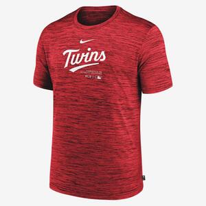 Minnesota Twins Authentic Collection Practice Velocity Men&#039;s Nike Dri-FIT MLB T-Shirt NKM562QTIS-J37