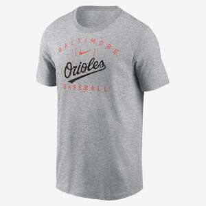 Baltimore Orioles Home Team Athletic Arch Men&#039;s Nike MLB T-Shirt N19906GOLE-X00