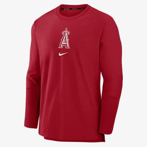Los Angeles Angels Authentic Collection Player Men&#039;s Nike Dri-FIT MLB Pullover Jacket 015C163NANG-5Z2