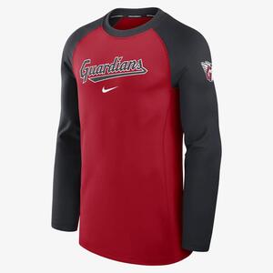 Cleveland Guardians Authentic Collection Game Time Men&#039;s Nike Dri-FIT MLB Long-Sleeve T-Shirt 013D162NIAN-RHE
