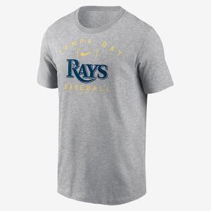 Tampa Bay Rays Home Team Athletic Arch Men&#039;s Nike MLB T-Shirt N19906GRAY-X00