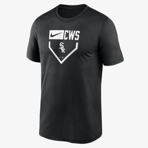 Chicago White Sox Home Plate Icon Legend Men&#039;s Nike Dri-FIT MLB T-Shirt NKGK00ARX-3AY