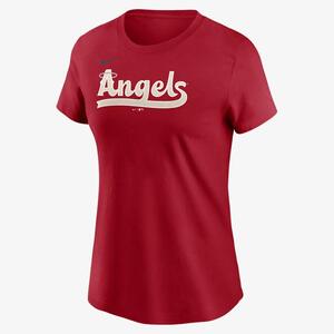 Los Angeles Angels City Connect Wordmark Women&#039;s Nike MLB T-Shirt NKAF62QANG-11T