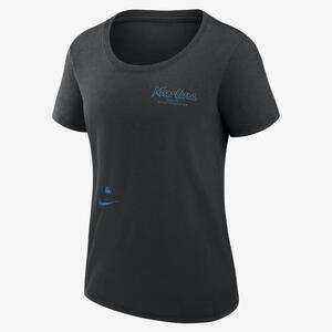Miami Marlins Authentic Collection Early Work Women&#039;s Nike Dri-FIT MLB T-Shirt 01MM00AMQM-K7E