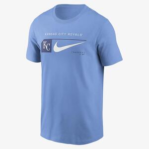 Kansas City Royals Team Swoosh Lockup Men&#039;s Nike MLB T-Shirt N1994EYROY-YK1