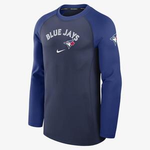 Toronto Blue Jays Authentic Collection Game Time Men&#039;s Nike Dri-FIT MLB Long-Sleeve T-Shirt 013D002PTOR-RHE
