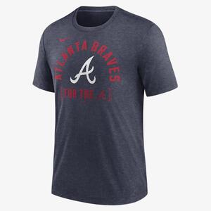 Atlanta Braves Swing Big Men&#039;s Nike MLB T-Shirt NJFDEX52AW-J21