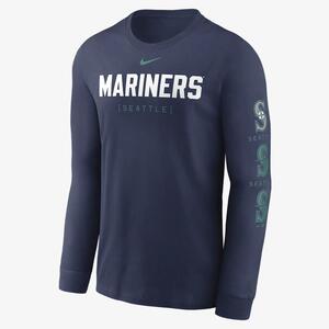 Seattle Mariners Repeater Men&#039;s Nike MLB Long-Sleeve T-Shirt NKAC44BMVR-L0A