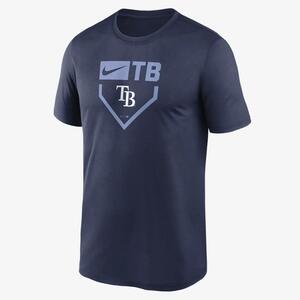 Tampa Bay Rays Home Plate Icon Legend Men&#039;s Nike Dri-FIT MLB T-Shirt NKGK44BRAY-3AY