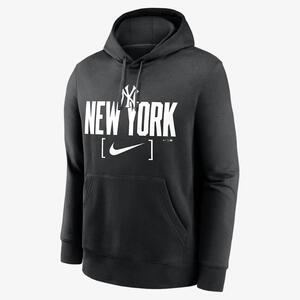 New York Yankees Club Slack Men&#039;s Nike MLB Pullover Hoodie NKDK00ANK1TG-00A