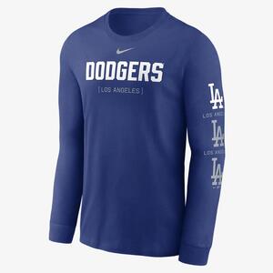 Los Angeles Dodgers Repeater Men&#039;s Nike MLB Long-Sleeve T-Shirt NKAC4EWLD-L0A