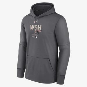 Washington Nationals City Connect Practice Men&#039;s Nike Therma MLB Pullover Hoodie NAC303AIWTL-41G
