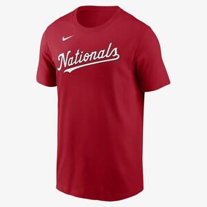 Washington Nationals Fuse Wordmark Men&#039;s Nike MLB T-Shirt N19962QWTL-0U5