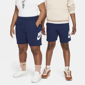 Nike Sportswear Club Fleece Big Kids&#039; French Terry Shorts (Extended Size) FD2998-410