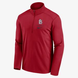 St. Louis Cardinals Franchise Logo Pacer Men&#039;s Nike Dri-FIT MLB 1/2-Zip Jacket NKMI62QSCN-MA0