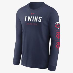Minnesota Twins Repeater Men&#039;s Nike MLB Long-Sleeve T-Shirt NKAC44BTIS-L0A