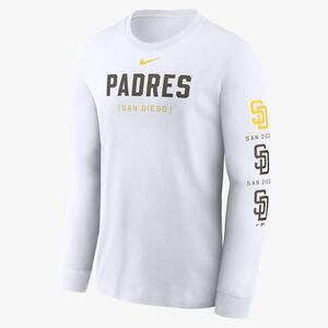 San Diego Padres Repeater Men&#039;s Nike MLB Long-Sleeve T-Shirt NKAC10APYP-L0A