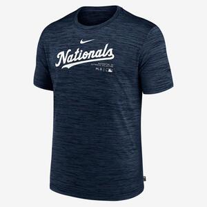 Washington Nationals Authentic Collection Practice Velocity Men&#039;s Nike Dri-FIT MLB T-Shirt NKM54FAWTL-J37