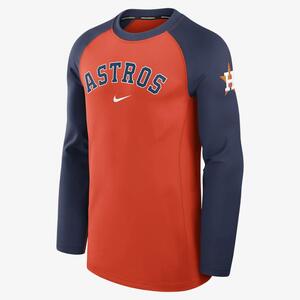 Houston Astros Authentic Collection Game Time Men&#039;s Nike Dri-FIT MLB Long-Sleeve T-Shirt 013D032NHUS-RHE