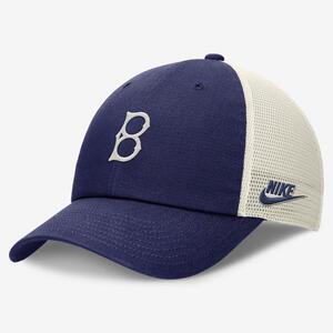 Brooklyn Dodgers Rewind Cooperstown Club Men&#039;s Nike MLB Trucker Adjustable Hat NB0309NRKB-VBJ