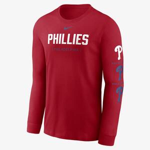 Philadelphia Phillies Repeater Men&#039;s Nike MLB Long-Sleeve T-Shirt NKAC62QPP-L0A