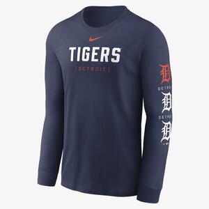 Detroit Tigers Repeater Men&#039;s Nike MLB Long-Sleeve T-Shirt NKAC44BDG-L0A