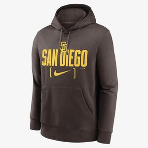 San Diego Padres Club Slack Men&#039;s Nike MLB Pullover Hoodie NKDK20QPYP1TG-20Q