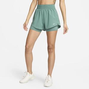 Nike One Women&#039;s Dri-FIT High-Waisted 3&quot; 2-in-1 Shorts DX6016-361