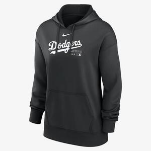 Los Angeles Dodgers Authentic Collection Practice Women&#039;s Nike Dri-FIT MLB Pullover Hoodie 01MN912ZLD-J37