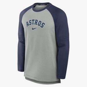 Houston Astros Authentic Collection Game Time Men&#039;s Nike Breathe MLB Long-Sleeve T-Shirt 013F019NHUS-P3U