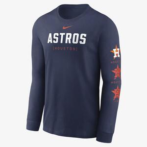 Houston Astros Repeater Men&#039;s Nike MLB Long-Sleeve T-Shirt NKAC44BHUS-L0A