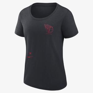 Cleveland Guardians Authentic Collection Early Work Women&#039;s Nike Dri-FIT MLB T-Shirt 01MM4FAIAN-K7E